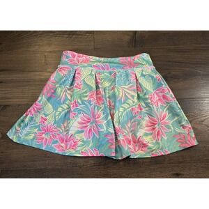Tommy Bahama Active Golf Pickleball Tennis Skort Pink Blue Girls Size M 7-8 Lily